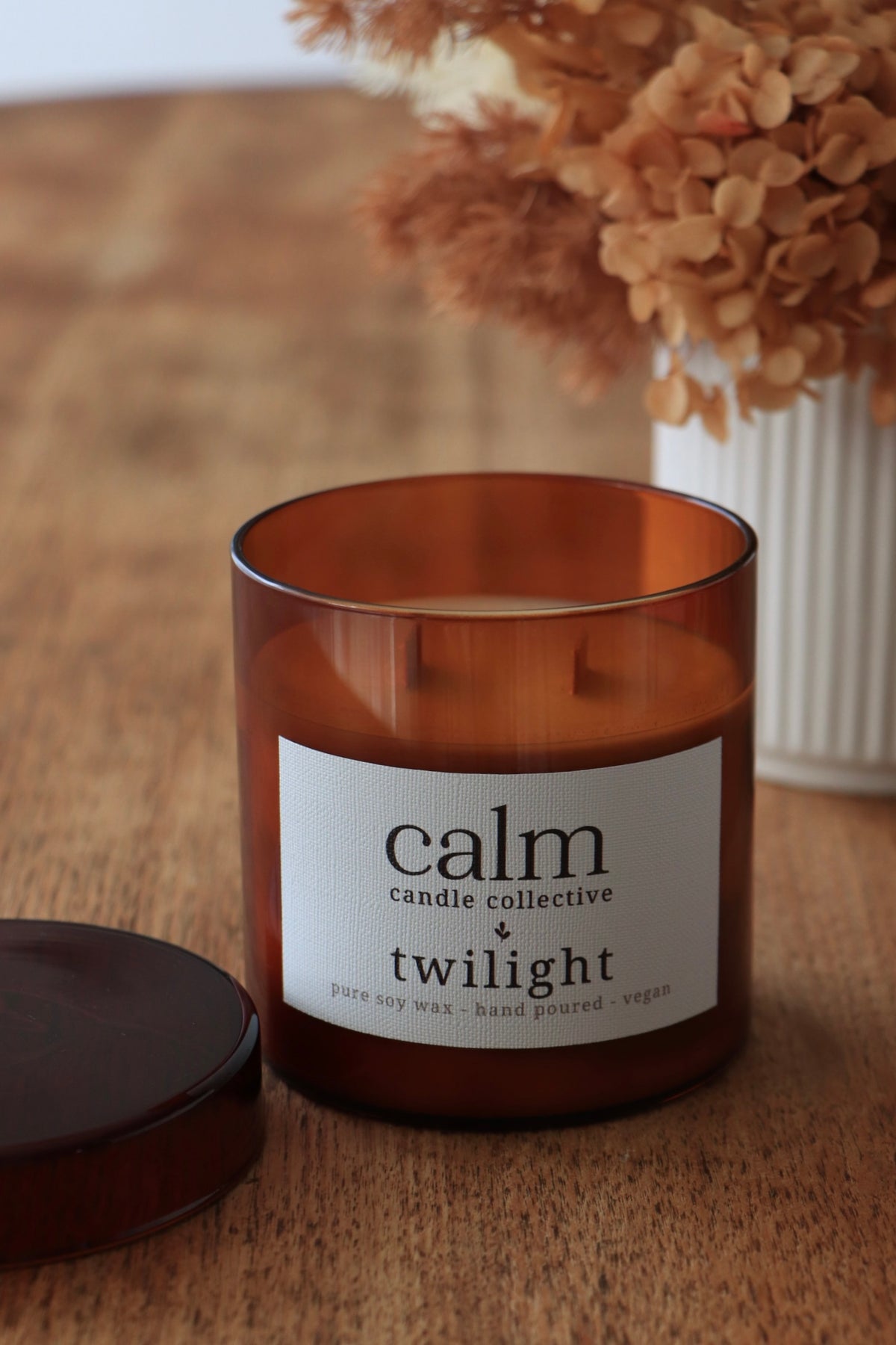 twilight ~ wood wick